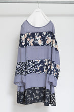 Load image into Gallery viewer, STRIPED CHIFFON OP / B.GRY_B