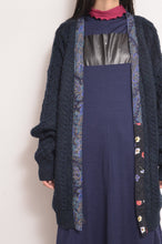 Load image into Gallery viewer, KNIT C/D_NAVY GREEN