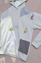 Load image into Gallery viewer, CUT AND CONNECTED BACKPILE HOODIE / GRAY