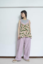 Load image into Gallery viewer, V-NECK TANK_SHORT_LINEN 00/PINK