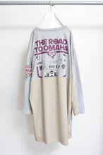 Load image into Gallery viewer, SWITCHING TEE OP_GRAY*BEIGE / A