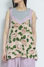 Load image into Gallery viewer, V-NECK TANK_SHORT_LINEN 00/PINK