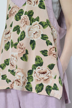Load image into Gallery viewer, V-NECK TANK_SHORT_LINEN 00/PINK