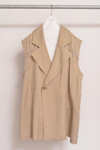 Load image into Gallery viewer, NO-SLEEVE TENCEL JK / BEG_001