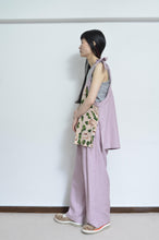 Load image into Gallery viewer, V-NECK TANK_SHORT_LINEN 00/PINK