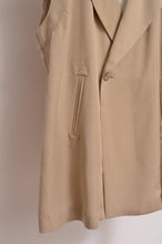Load image into Gallery viewer, NO-SLEEVE TENCEL JK / BEG_002
