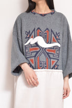 Load image into Gallery viewer, nyoroli KNIT*SATIN OP / GRAY_00