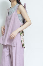 Load image into Gallery viewer, V-NECK TANK_SHORT_LINEN 00/PINK