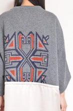 Load image into Gallery viewer, nyoroli KNIT*SATIN OP / GRAY_00