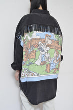 Load image into Gallery viewer, FRINGE DENIM SH