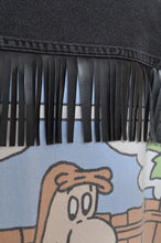 Load image into Gallery viewer, FRINGE DENIM SH