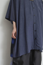 Load image into Gallery viewer, OPEN COLLAR SH_LONG_VOILE(02/NAV*YURI)_B