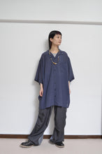 Load image into Gallery viewer, OPEN COLLAR SH_LONG_VOILE(02/NAV*YURI)_B