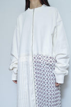 Load image into Gallery viewer, ZIP UP SWEAT OP WHT / 01