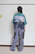 Load image into Gallery viewer, OPEN COLLAR SH_SHORT_VOILE (00/GRN*PARASOL)