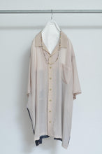 Load image into Gallery viewer, OPEN COLLAR SH_LONG_VOILE(02/BEG*PARASOL)