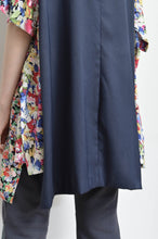 Load image into Gallery viewer, W SLEEVE TOPS_NAVY / A