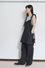 Load image into Gallery viewer, V-NECK TANK_LONG_LINEN 01/BLACK