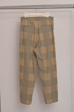 Load image into Gallery viewer, BLOCK CHECK TENCEL SIDE OPEN PANTS
