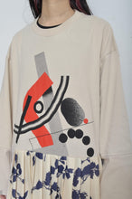 画像をギャラリービューアに読み込む, PLEATED TEE OP(PRINT) _ BEG/X_A