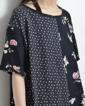 画像をギャラリービューアに読み込む, W SLEEVE TOPS_NAVY / B