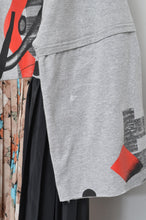 Load image into Gallery viewer, PLEATED TEE OP(PRINT)_X*00 / A