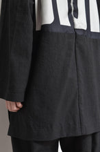Load image into Gallery viewer, NO-COLLAR JK_LINEN 01/BLACK