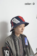 画像をギャラリービューアに読み込む, CUT AND CONNECTED TENCEL BUCKET HAT / NAV