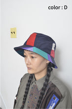 画像をギャラリービューアに読み込む, CUT AND CONNECTED TENCEL BUCKET HAT / NAV