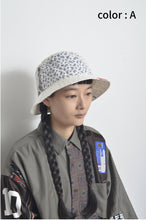 画像をギャラリービューアに読み込む, CUT AND CONNECTED DOT BUCKET HAT