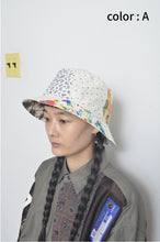 画像をギャラリービューアに読み込む, CUT AND CONNECTED DOT BUCKET HAT