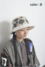 画像をギャラリービューアに読み込む, CUT AND CONNECTED DOT BUCKET HAT