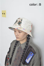 画像をギャラリービューアに読み込む, CUT AND CONNECTED DOT BUCKET HAT