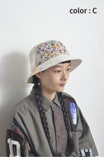 画像をギャラリービューアに読み込む, CUT AND CONNECTED DOT BUCKET HAT