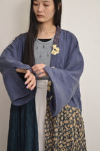 Load image into Gallery viewer, FLOWER PATCH ROBE / NAV