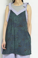 Load image into Gallery viewer, V-NECK TANK_LONG_LINEN 01/PURPLE