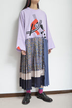 画像をギャラリービューアに読み込む, PLEATED TEE OP(PRINT) _ PUR/X_A