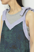 Load image into Gallery viewer, V-NECK TANK_LONG_LINEN 01/PURPLE