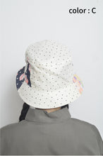 画像をギャラリービューアに読み込む, CUT AND CONNECTED DOT BUCKET HAT