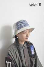 画像をギャラリービューアに読み込む, CUT AND CONNECTED DOT BUCKET HAT