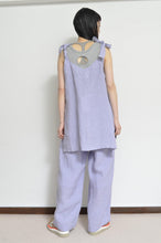 Load image into Gallery viewer, V-NECK TANK_LONG_LINEN 01/PURPLE