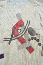 Load image into Gallery viewer, SWITCHING KNIT P/O(PRINT) 01/OFF WHITE_X