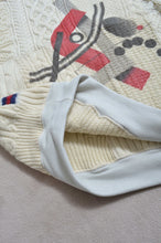 Load image into Gallery viewer, SWITCHING KNIT P/O(PRINT) 01/OFF WHITE_X