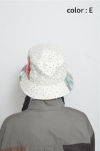 画像をギャラリービューアに読み込む, CUT AND CONNECTED DOT BUCKET HAT