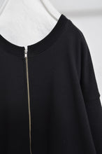 Load image into Gallery viewer, ZIP UP SWEAT OP BLK / 01