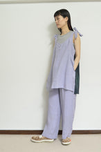 Load image into Gallery viewer, V-NECK TANK_LONG_LINEN 01/PURPLE