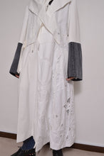 画像をギャラリービューアに読み込む, TABLE CLOTH △ SHAWL COAT_WHT