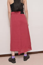 Load image into Gallery viewer, MUFFLER WRAP SKIRT/ROSE