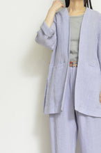 Load image into Gallery viewer, NO-COLLAR JK_LINEN 00/PURPLE