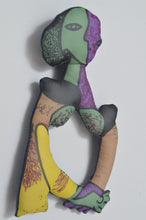 Load image into Gallery viewer, SCARF CUSHION FLAME/PICASSO_07